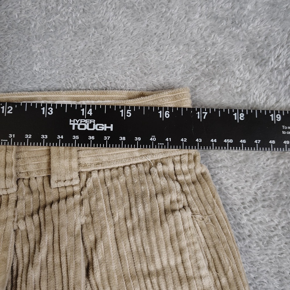Vintage Gochu Wide Wale Corduroy Cuffed Pleated Corduroy Pants Mens Size 34 X 30 - Picture 3 of 12